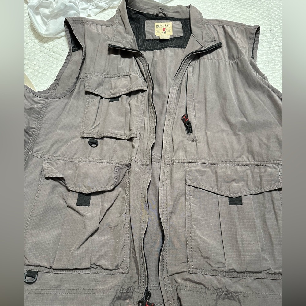 Men's Gray Utility Vest